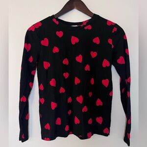 LOFT Heart Long Sleeve Tee